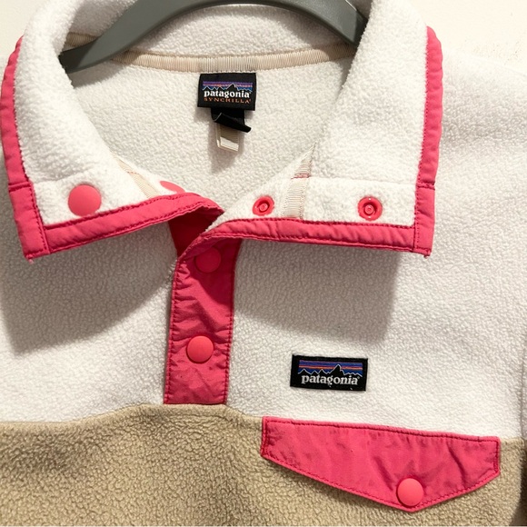 Patagonia Synchilla Snap T Fleece Pullover Girls Size Medium - Picture 2 of 8